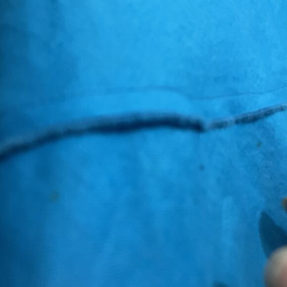 Soft Surroundings Skirt Women XL Petite Blue Tiered Linen A-Line Boho Cottage - Picture 8 of 8